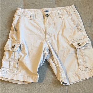 Khaki Cargo Shorts